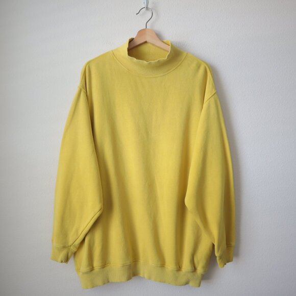Aerie Mock Neck Sweatshirt with Side Pockets | L - Picture 1 of 5